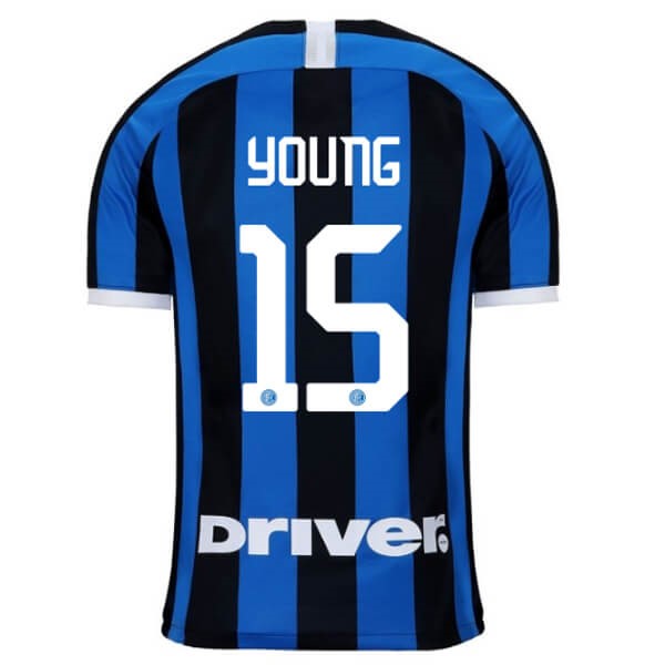 Camiseta Inter Milan NO.15 Young 1ª 2019-2020 Azul